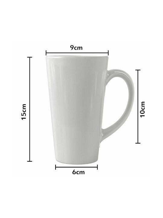 Koupakoupa Hands Mug Ceramic White 450ml