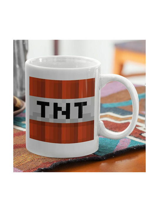 Koupakoupa Minecraft Tnt Tasse Keramik Weiß 330ml 1Stück