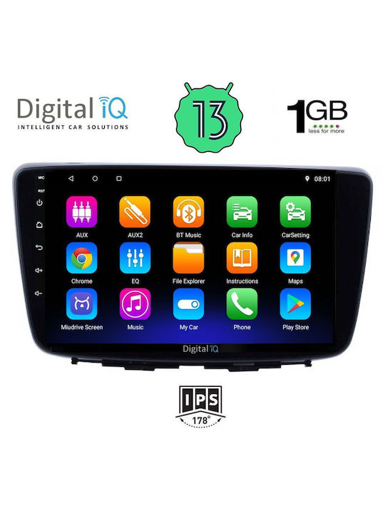 Digital IQ Car Audio System for Suzuki Baleno 2016> (Bluetooth/USB/WiFi/GPS/Apple-Carplay/Android-Auto) with Touch Screen 9"