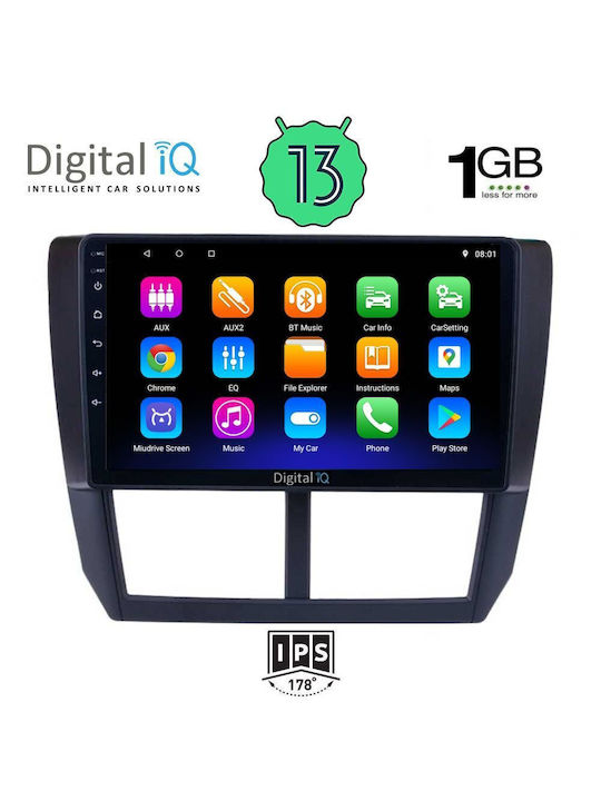 Digital IQ Car Audio System for Subaru Forester 2008-2013 (Bluetooth/USB/WiFi/GPS) with Touch Screen 9"