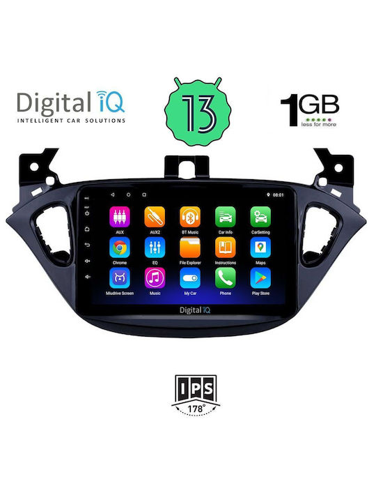 Digital IQ Автомобилна Аудио Система (Блутут/USB/WiFi/GPS/Apple-Carplay/Android-Auto) с Тъчскрийн 9"