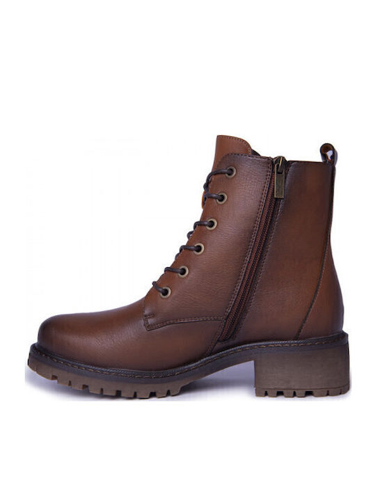 Stiefeletten Damen Braun