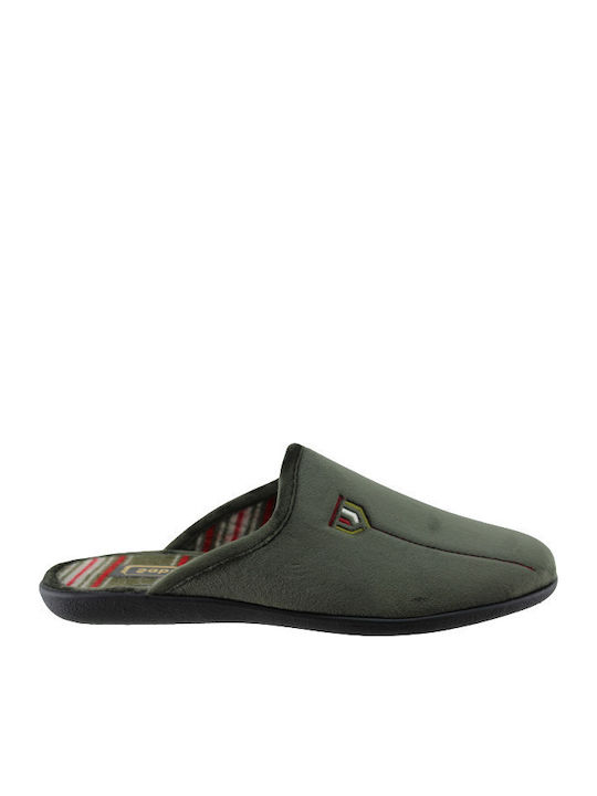 Winterliche Herrenhausschuhe Khaki