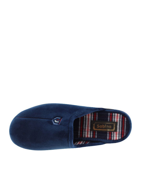 Papuci bărbați iarna Blue