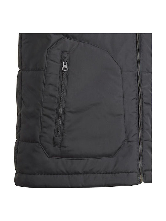 Kinder Sportjacke Ärmellos Kurz Schwarz Hero