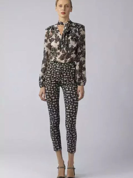 Women's Fabric Trousers Slim Fit