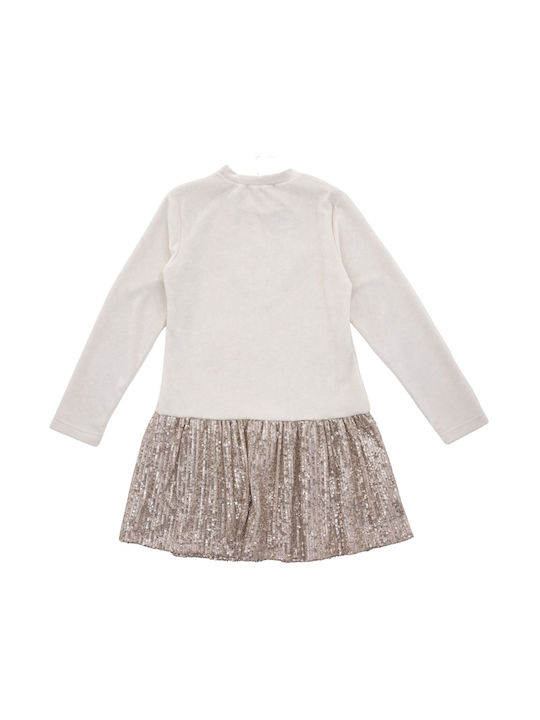 Babylon Kids Dress Velvet Beige