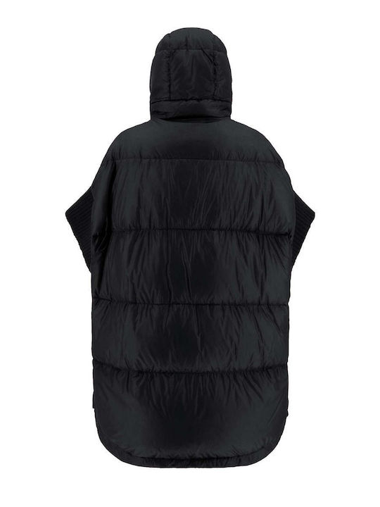 Herno Women's Short Puffer Jacket for Winter with Hood Black