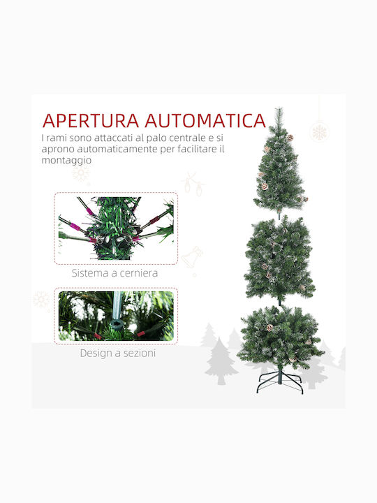 Weihnachtsbaum mit Zapfen 180cm mit 618 Zweige