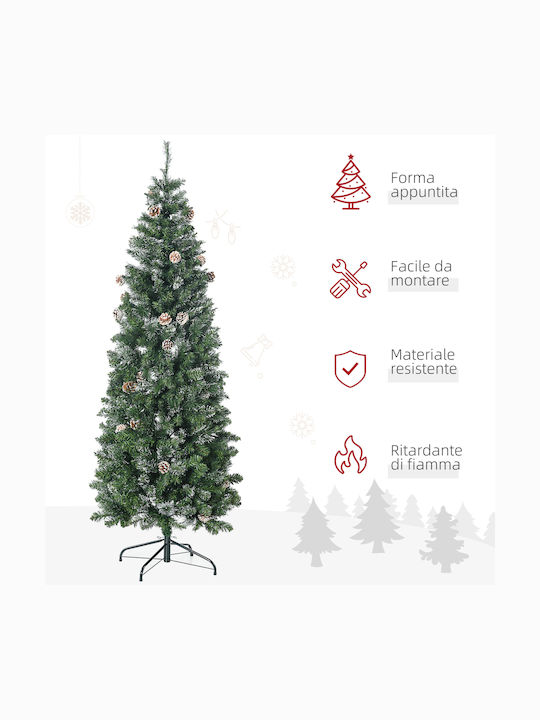 Weihnachtsbaum mit Zapfen 180cm mit 618 Zweige