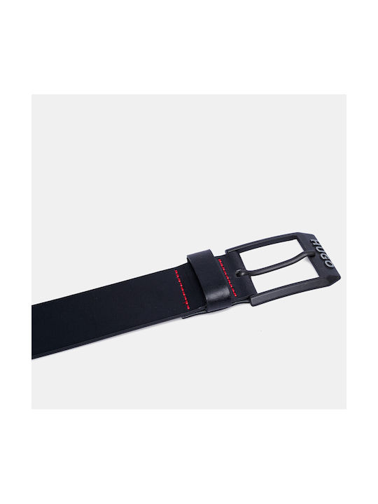 Hugo Boss Men's Leather Belt Black