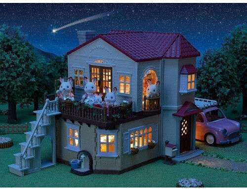 Epoch Toys Red Roof Country Home Secret Attic Playroom Sylvanian Families 5708