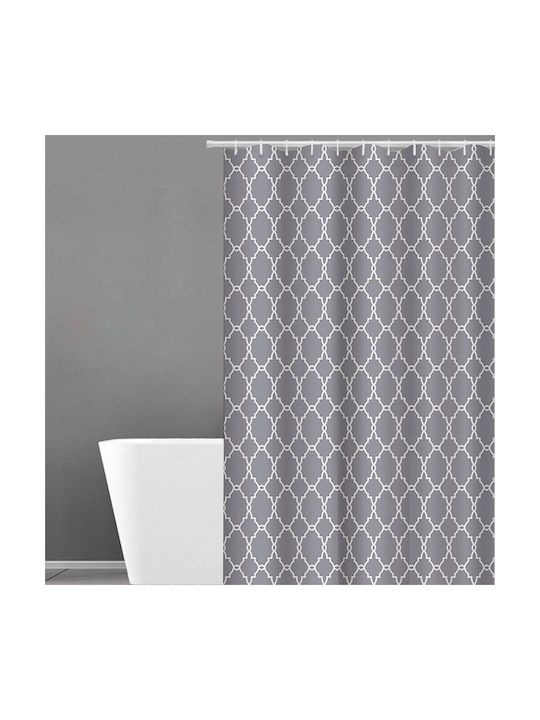 Anna Riska 510 Shower Curtain 180x180cm Gray 432210