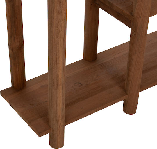 Kutai Κονσόλα από Μασίφ Ξύλο Φυσικό Rustic Μ120xΠ30xΥ80εκ.