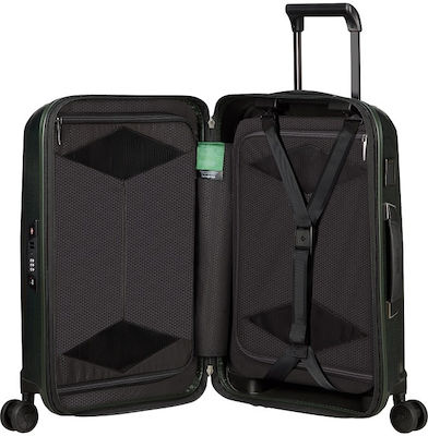 Samsonite Spinner Μεσαία Βαλίτσα Ταξιδιού Πράσινο με 4 Ρόδες