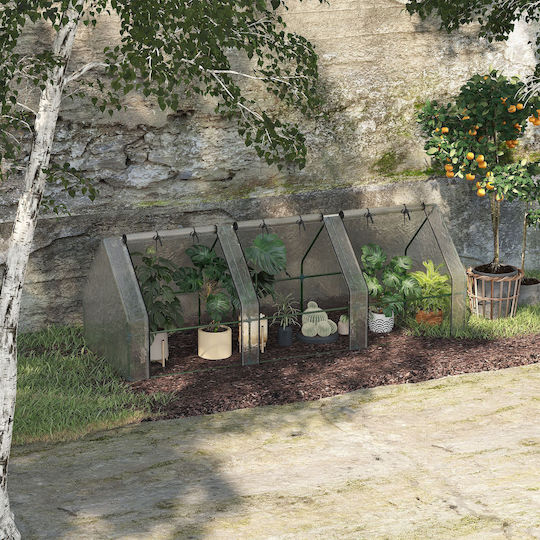 Outsunny Garden Greenhouse Tunnel 2.7x0.9x0.9m