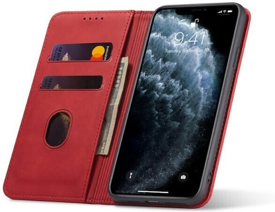 Bodycell PU Leather Wallet Synthetic Leather Red (Realme 11 Pro / 11 Pro+)