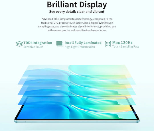 Teclast M50 4G 10.1" Tablet (6GB/128GB) Μπλε