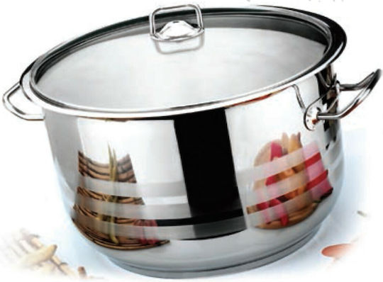 Hascevher Arian Gastro Deep Stainless Steel Pot 10.5lt / 28cm