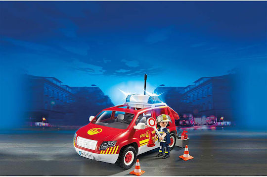 Playmobil City Action Chief Fire Officer Vehicle With Beacon And Siren for 5-10 years old