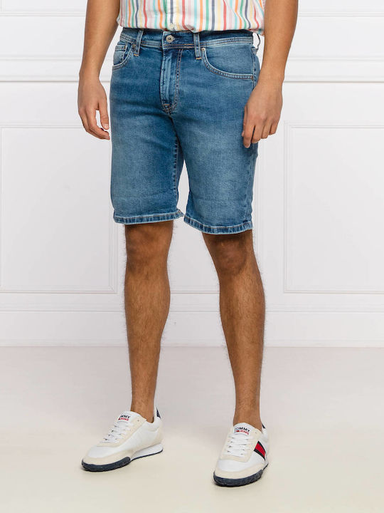 Pepe Jeans Herrenshorts Jeans Blau