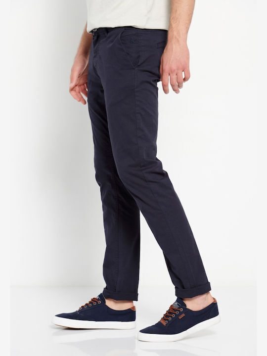 Garage Fifty5 Men's Trousers Chino in Regular Fit Navy Blue