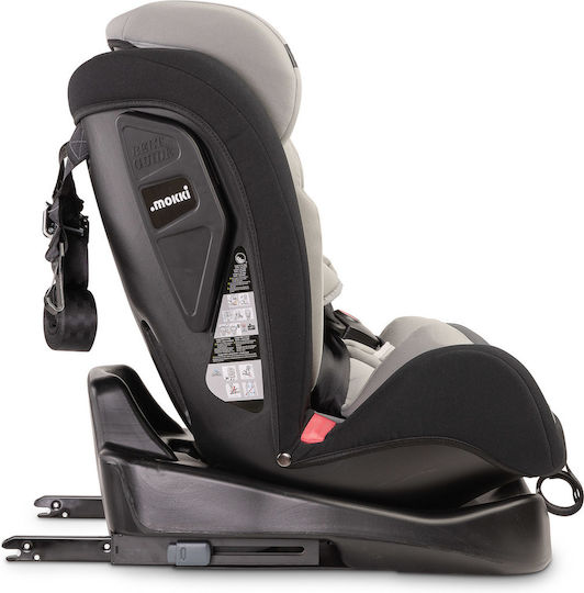 Caretero Mokki Καθισματάκι Αυτοκινήτου με Isofix Γκρι 0-36 kg