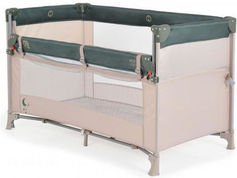 Moni Next Level Кошара за игра 2 Нива с Матрак Зелен 125x65см