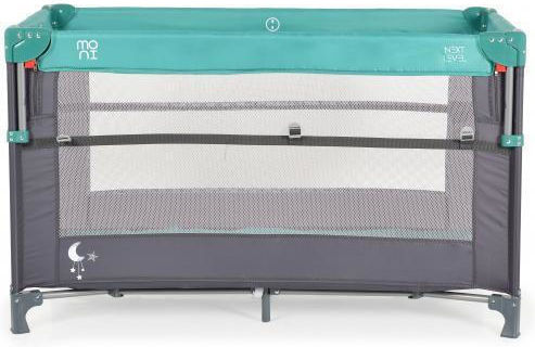 Moni Next Level Кошара за игра 2 Нива с Матрак Тюркоазен 125x65см