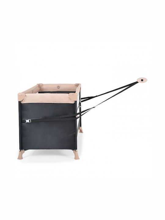 Moni Next Level Playpen 2 Levels with Mattress Beige 125x65cm