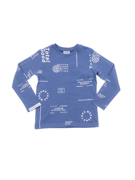 Trax Kids Blouse Long Sleeve Blue