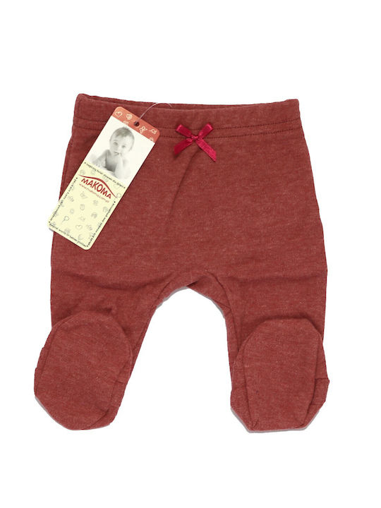 Makoma Kids Fabric Trousers Burgundy