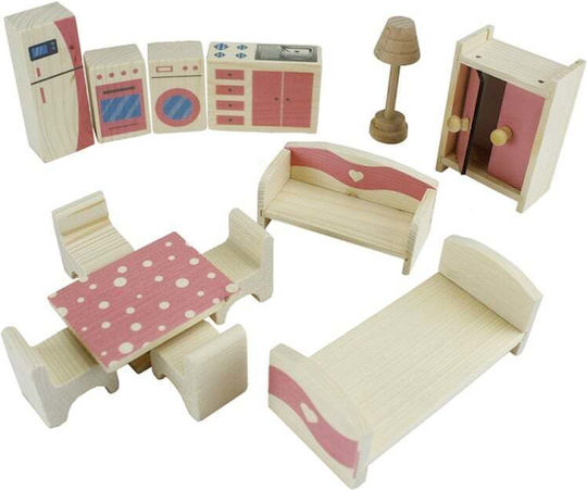Zita Toys Ξύλινο Κουκλόσπιτο