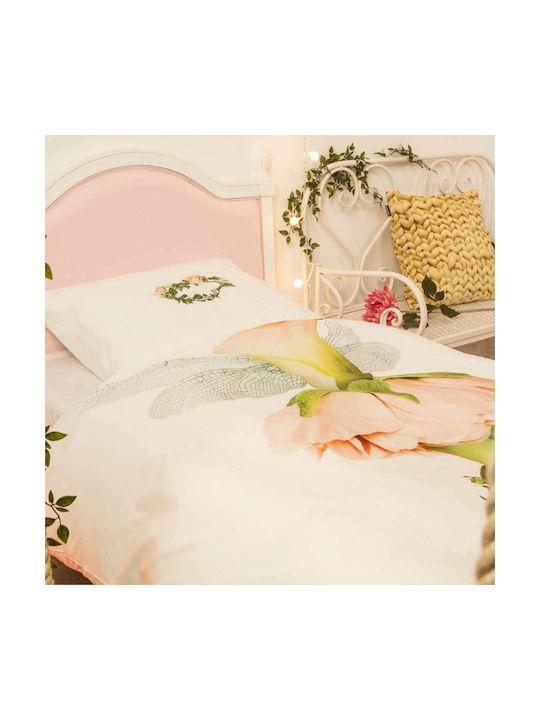 Snurk Fairy Παιδική Παπλωματοθήκη Μονή Πράσινη 160x220εκ.