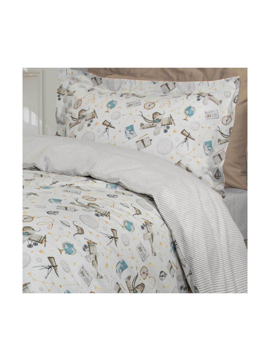 Greenwich Polo Club Set Kids Duvet Cover Single with Pillowcase Blue 160x240cm