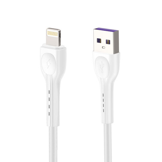 Leewello Зарядно Устройство с USB-A Изходен Порт и USB-C Изходен Порт и Кабел Lightning 20W Бял Lw-153