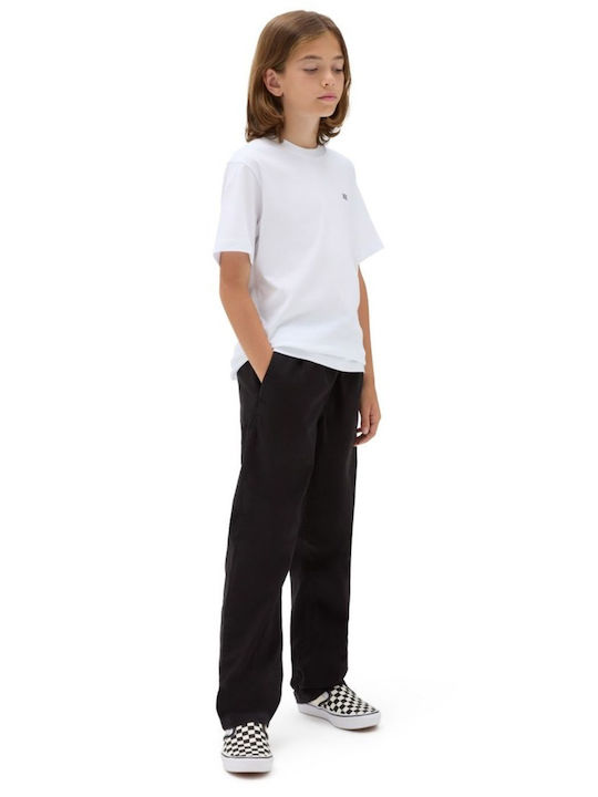Pantaloni Chino din Material Textil pentru Copii Negru
