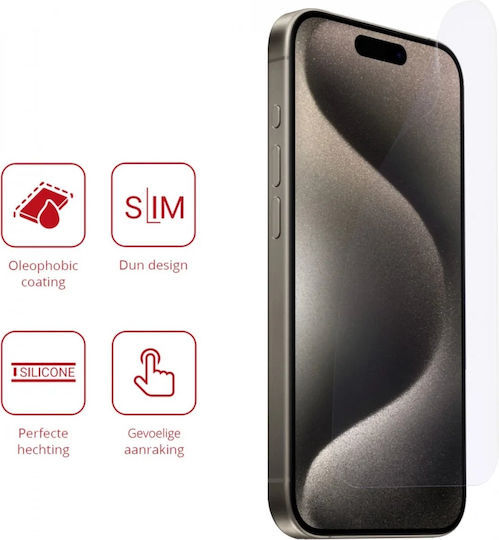 Rosso Ultra Clear Screen Protector 2τμχ (iPhone 15 Pro Max)