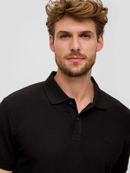 Red Label Polo T-shirt Μαύρο