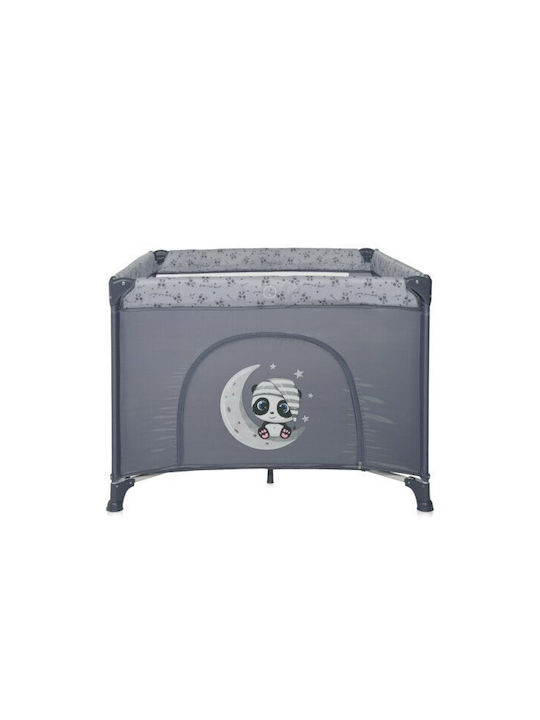 Lorelli Sunny Park with Mattress Cool Grey Star 100x100cm