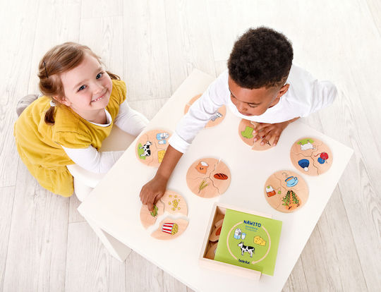 Ξύλινο Παιδικό Puzzle Nawito για 4+ Ετών 30pcs Beleduc