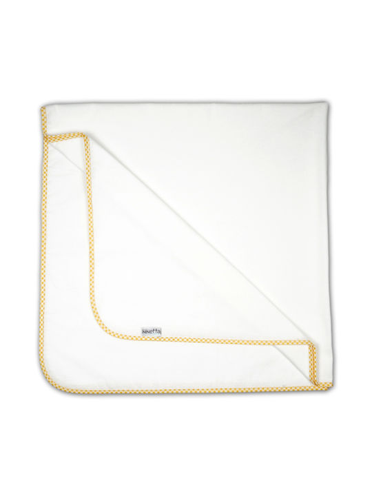 Ninetta Bebe Flannel Swaddle Blanket 519 Yellow 80x90cm