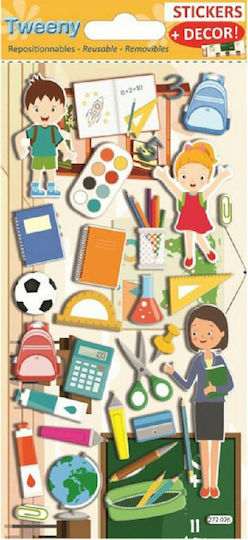 Global Gift Αυτοκόλλητα School Class - Πορτοκαλί