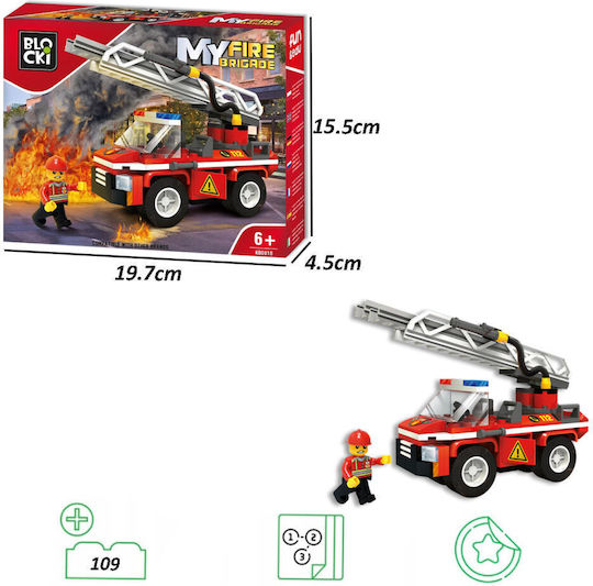 Blocki Τουβλάκια My Fire Brigade για 6+ Ετών 109τμχ