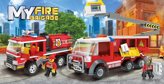 Blocki Τουβλάκια Φορτηγό Πυροσβεστικής για 6+ Ετών 84τμχ