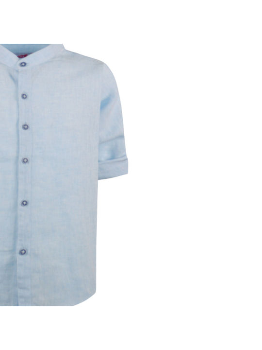 Energiers Kids Linen Shirt Light Blue