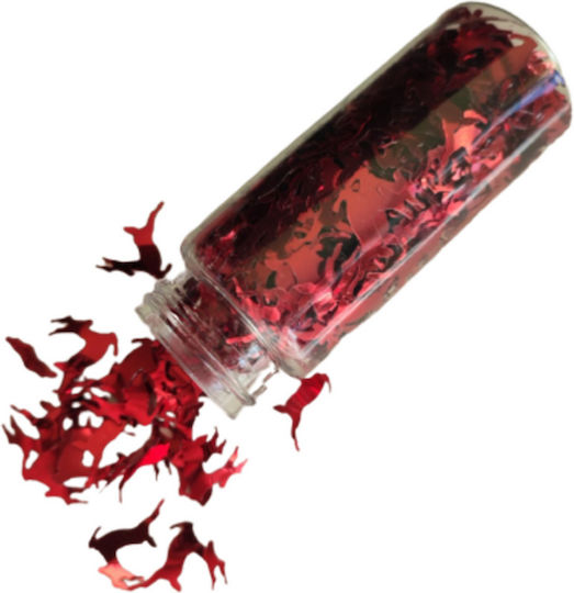 Confetti în Formă de Stea Roșu 50gr 1buc
