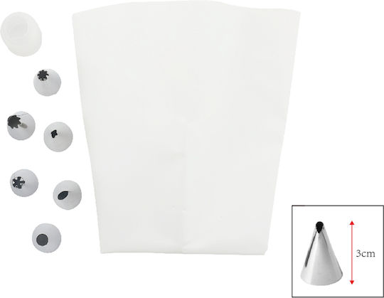 Tpster Set Pungi De Patiserie Metalic 31850