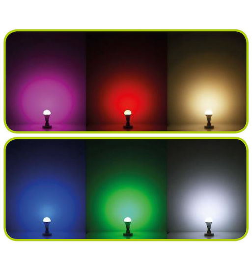 Diolamp Smart Λάμπα LED 5W για Ντουί E14 και Σχήμα G45 RGB 380lm Dimmable