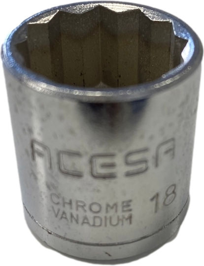 Acesa Căpăcel Multident cu Patrat de Prindere 3/8" Diametru 18mm 1buc